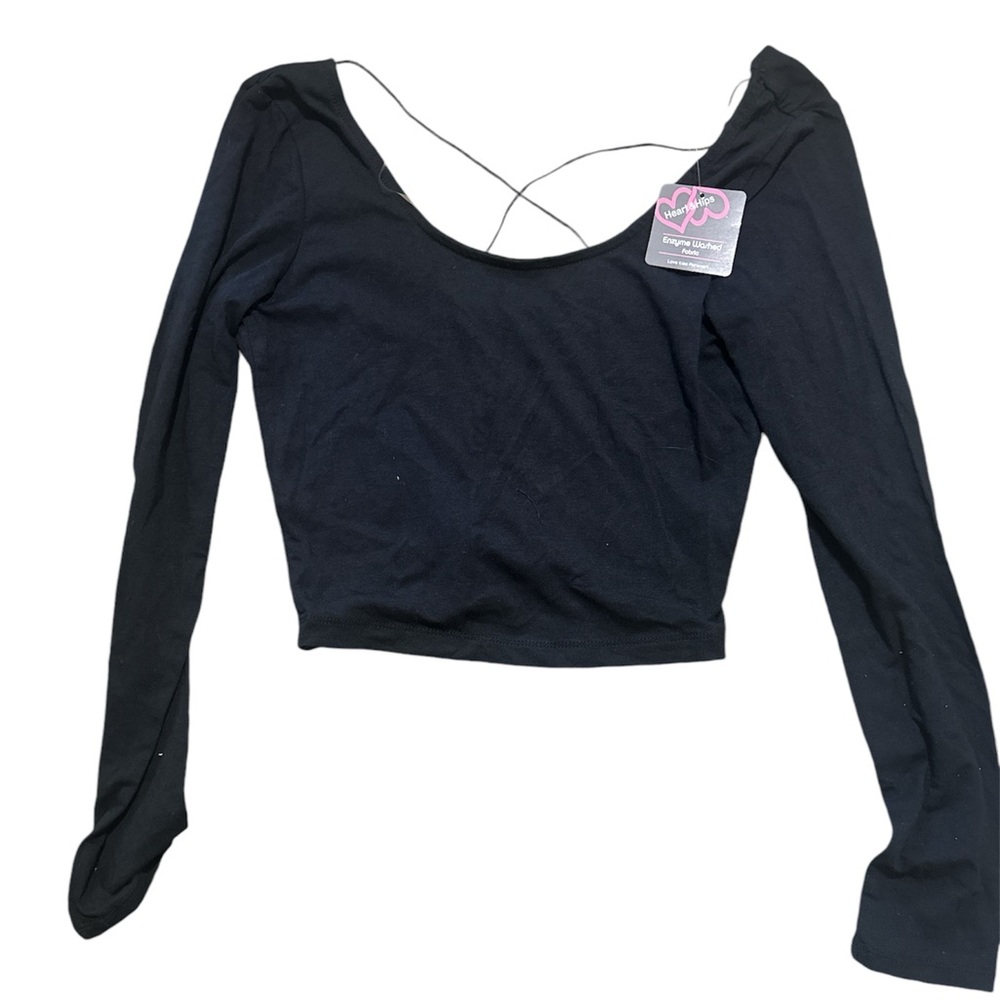 Heart & Hips Lace Up Back Crop Top